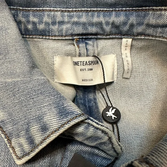 Free People x One Teaspoon Hendrixe Mini Braxton Jumpsuit Size Medium - Picture 7 of 9